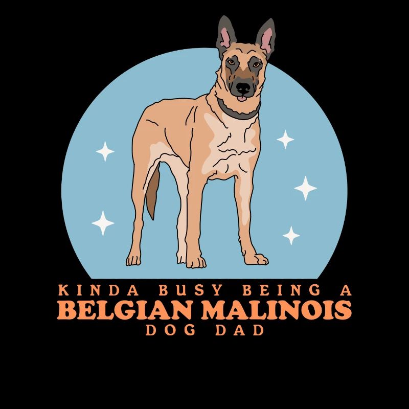 Belgian Malinois Dad Hundebesitzer Hunde Geschenk