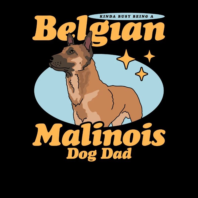 Belgian Malinois Dad Hunde Hundebesitzer Geschenk