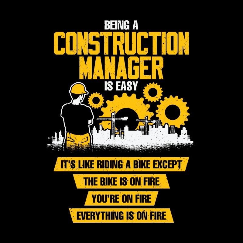 Profession de chantier Gestionnaire de construction Gestionnaire de construction Cadeau