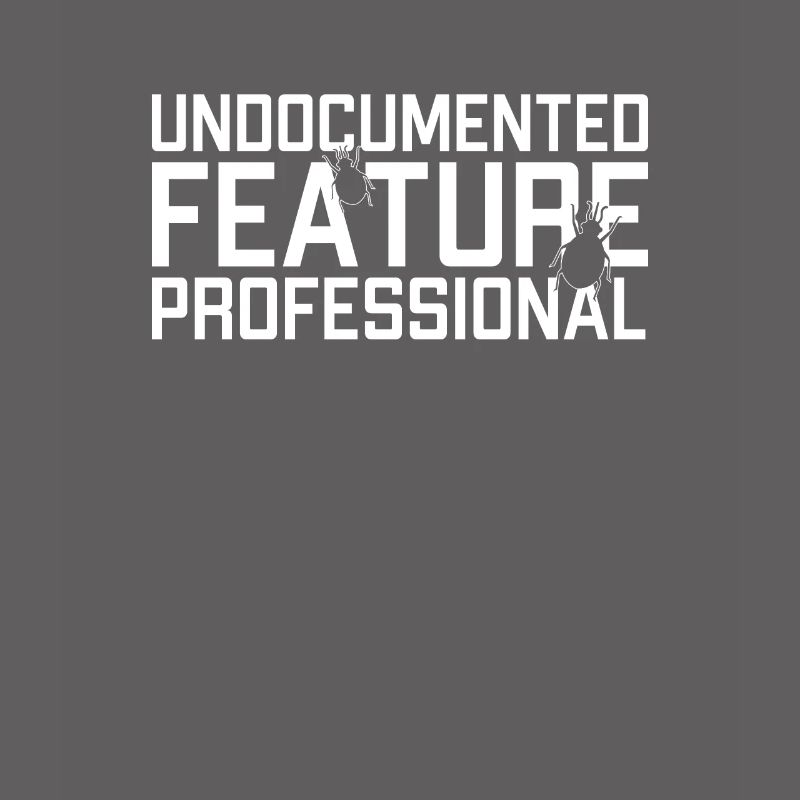 Undocumented Feature Professional Coder Software