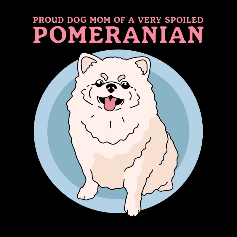 Pomeranian Mom Hundebesitzer Zwergspitz Geschenk
