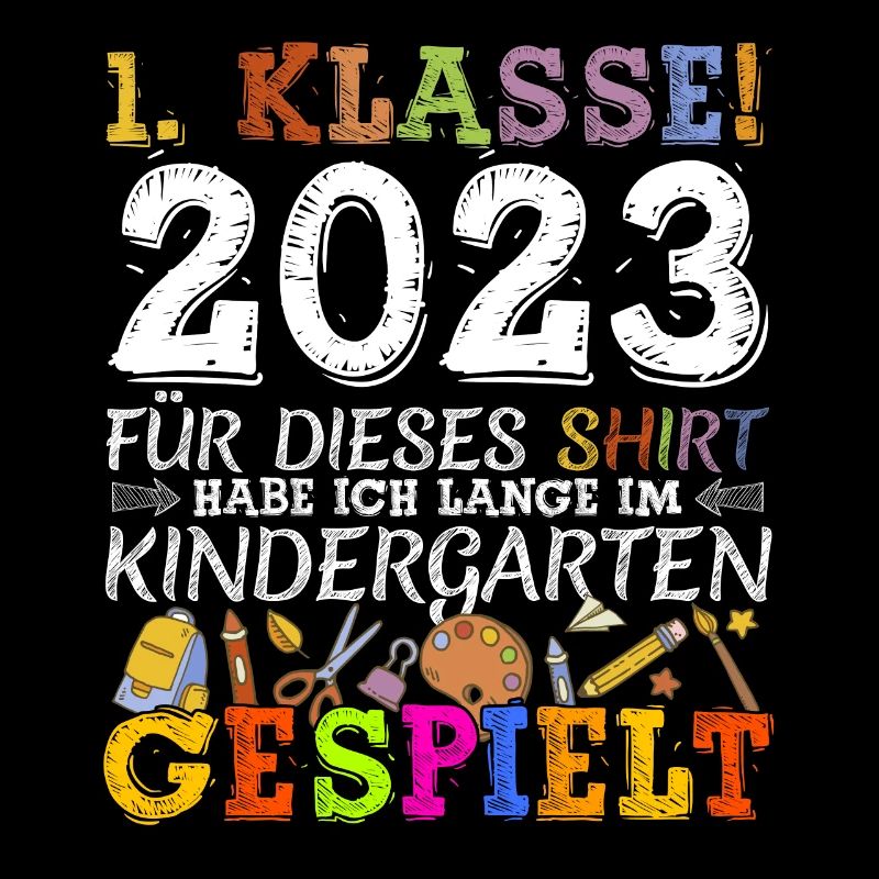 Kinder Kindergarten Absolvent 2023 Kita Geschenk