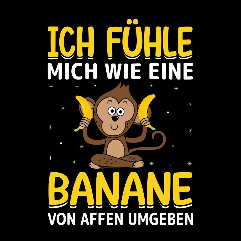 Banane Affe Arbeit