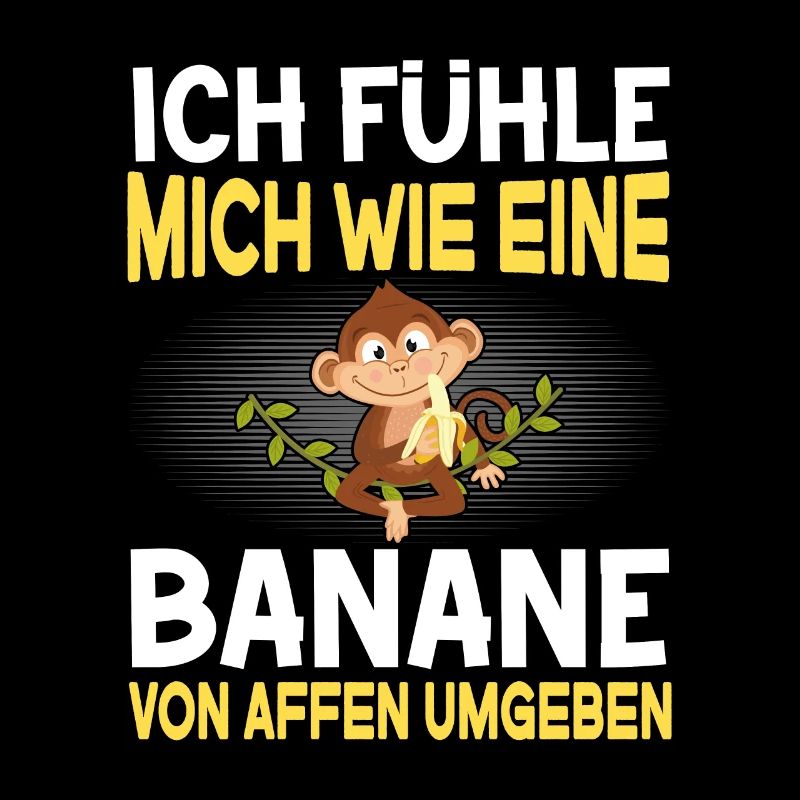 Banane Affen Bauarbeiter Arbeit