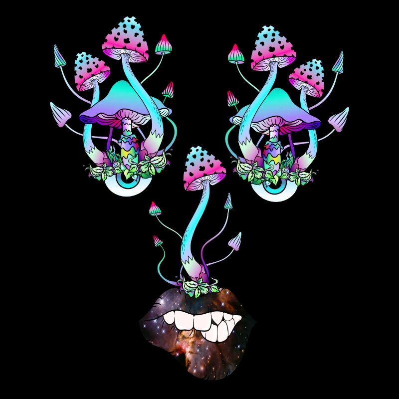 Magic Mushrooms Mushroom Face