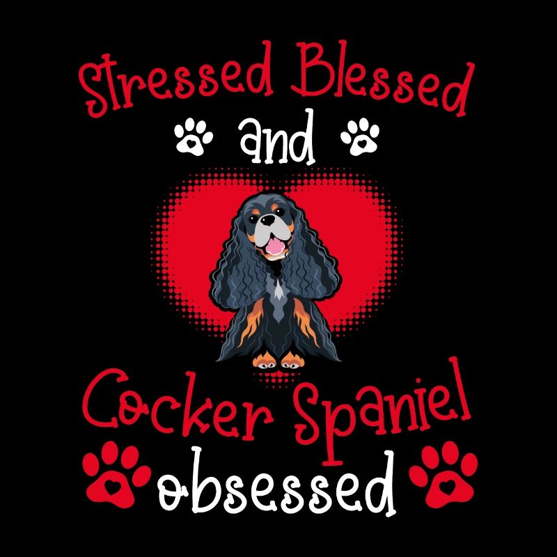 Gesegneter Cocker Spaniel Besessen Lustiger