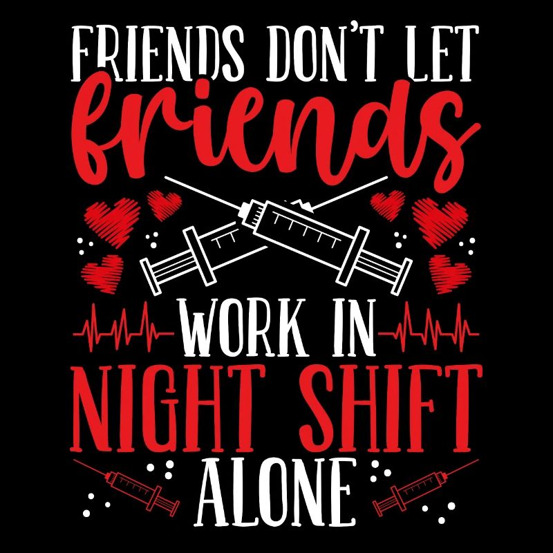 Nurse Working Night Shift Nurses RN CNA