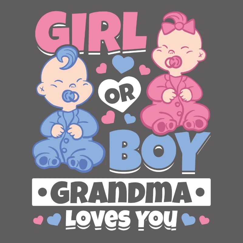 Mädchen oder Junge Oma liebt dich - Geschlecht des