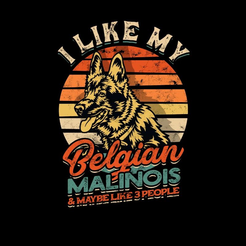 J’aime mon malinois belge et peut-être comme 3