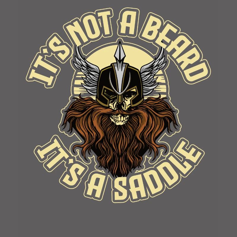 Its Not A Beard Its A Saddle Bart Geschenk