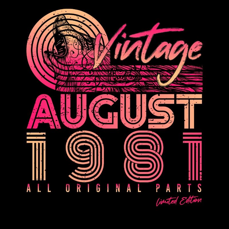 August 1981 Geschenkidee