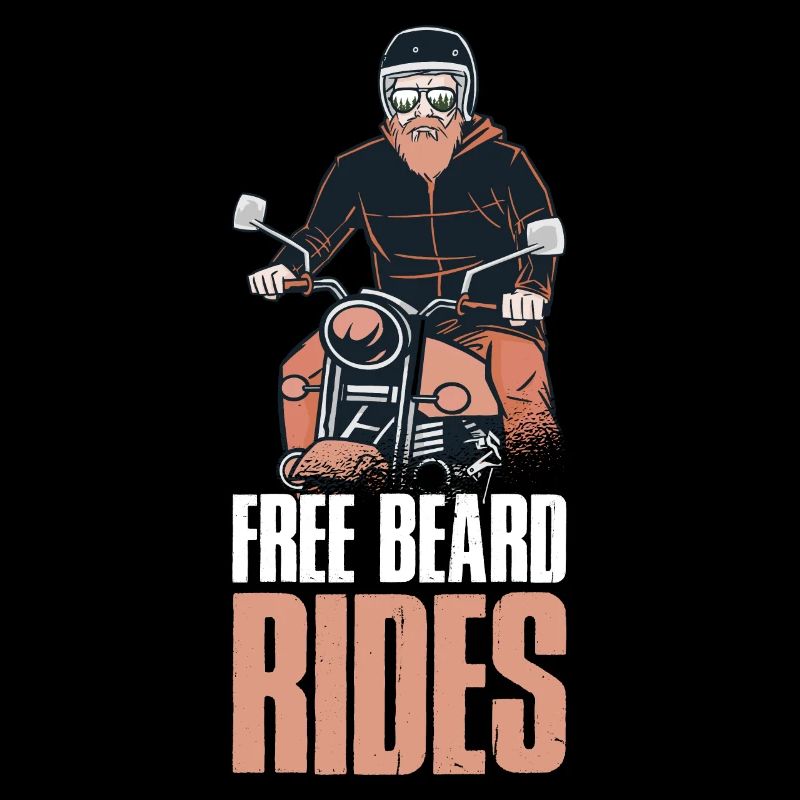 Free Beard Rides Bart Geschenk