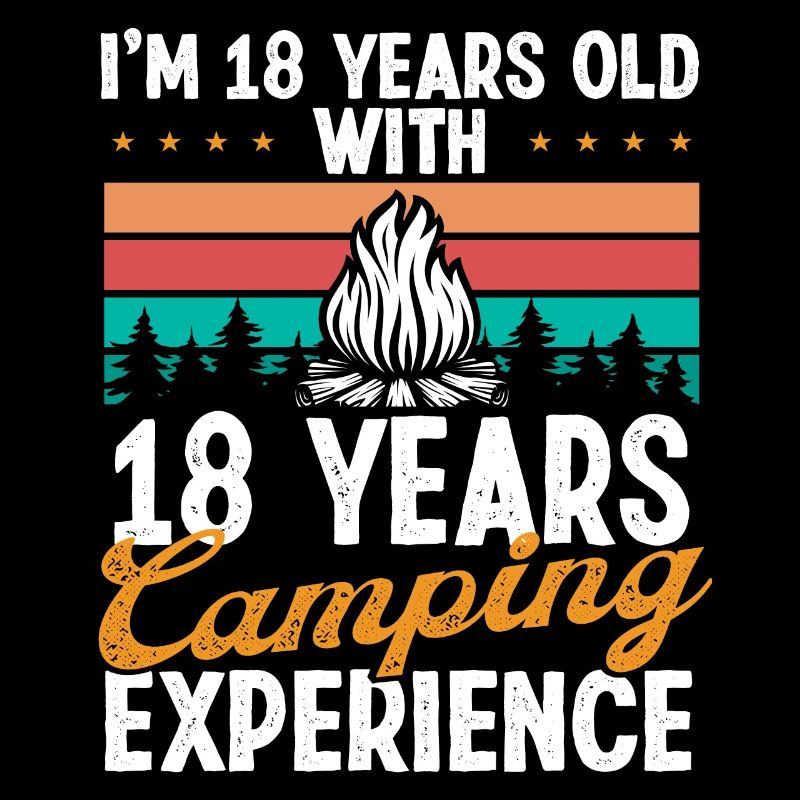 36 Year Old Camper Mountains Camping 36 Birthday