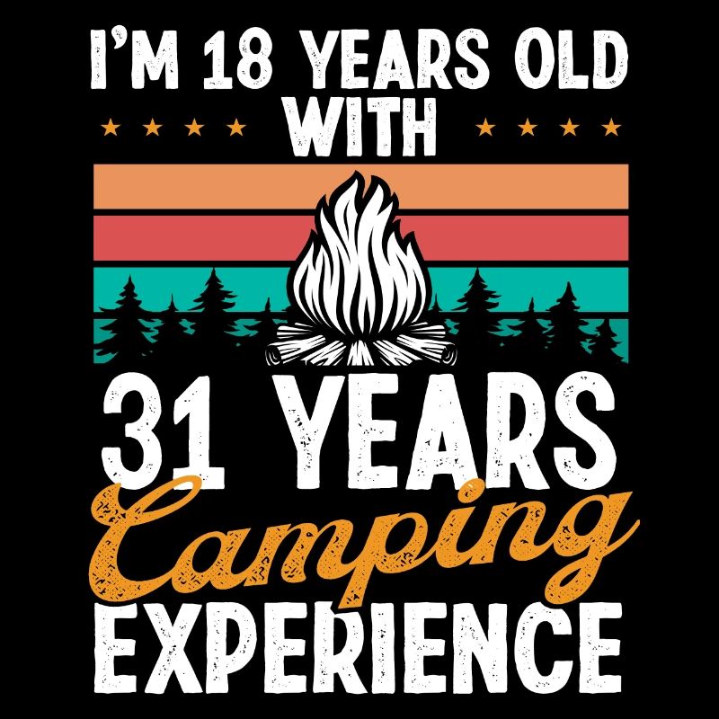 49 Year Old Camper Mountains Camping 49 Birthday