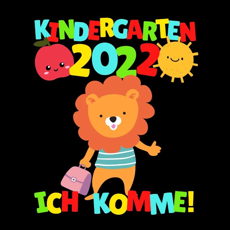 Kindergarten ich komme Löwe Kindergartenkind 2022
