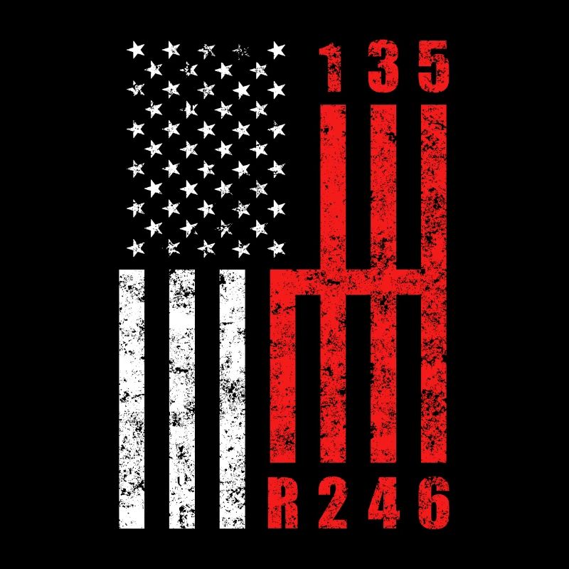 American Flag Stick Shift Real Cars Dont Shift