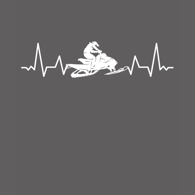 Snowmobile driver Snowmobile Cardiogram