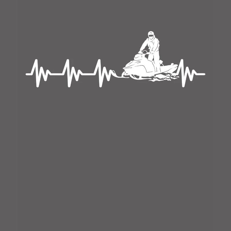 Snowmobile driver Snowmobile Cardiogram