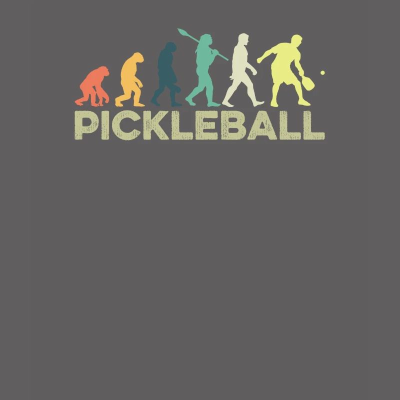 Drôle d’évolution Paddle Pickleball Player Dink Fun