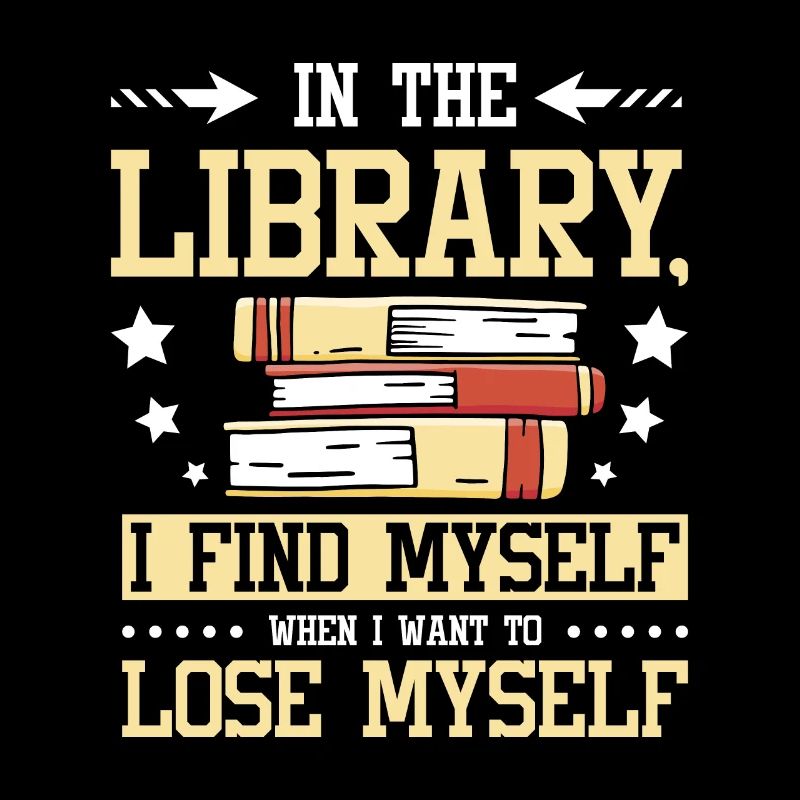 Dans la bibliothèque, je me retrouve