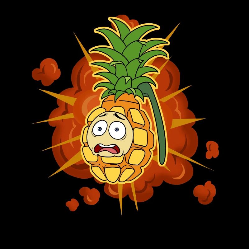 Pineapple Grenade Ananas Geschenk