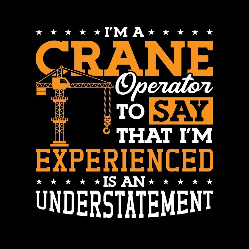 Grutier Ouvrier de la construction Grue Grue Crane Driver Cadeau