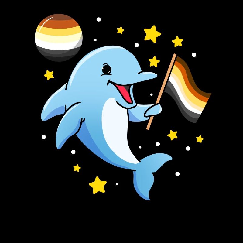 Dauphin dans l’espace Gay Bear Pride