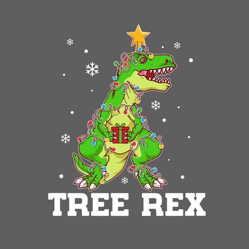 Tree Rex Xmas Tree Dinosaur Christmas