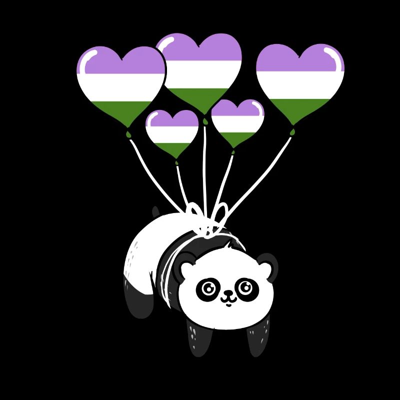 Panda Genderqueer Pride