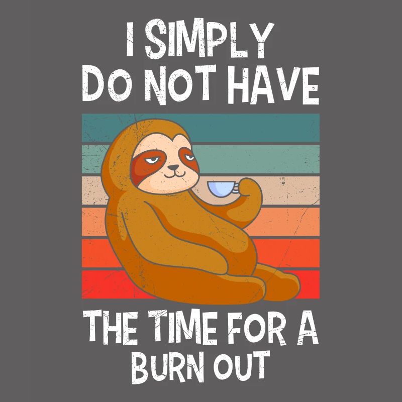 Sloth Colleagues Motivation Work