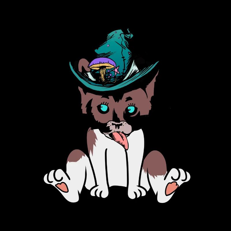 naughty cat wizard magic fantasy magic child