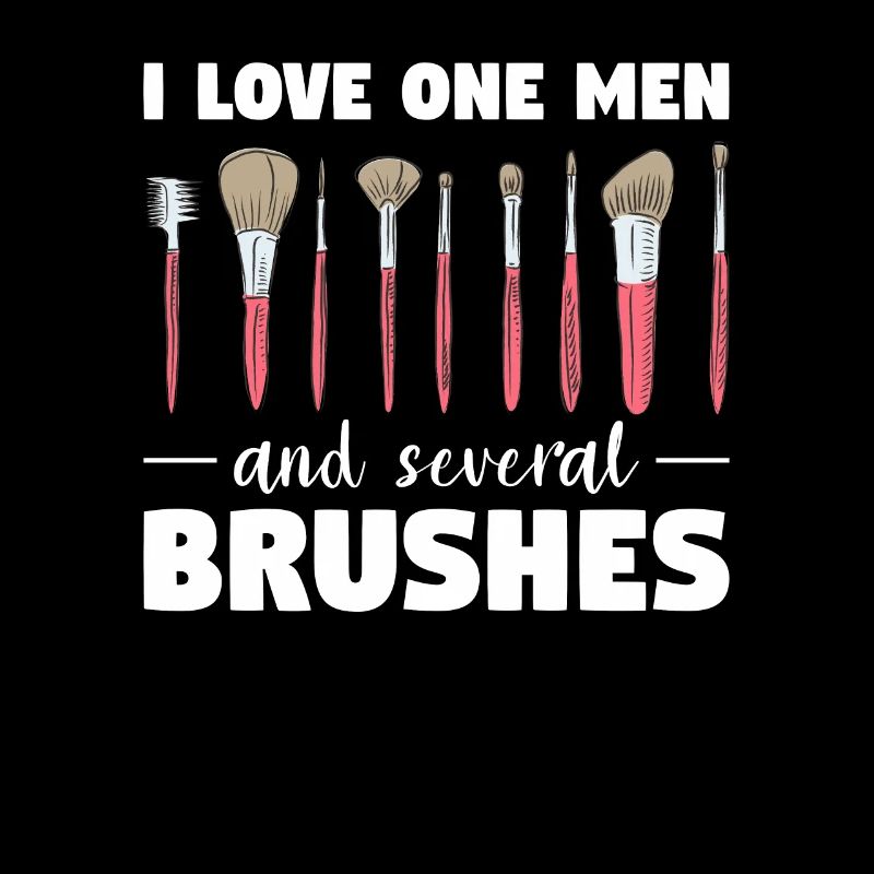 I Love One Men And Several Brushes Makeup