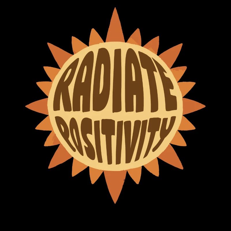 Radiate Positivity Hippie Geschenk