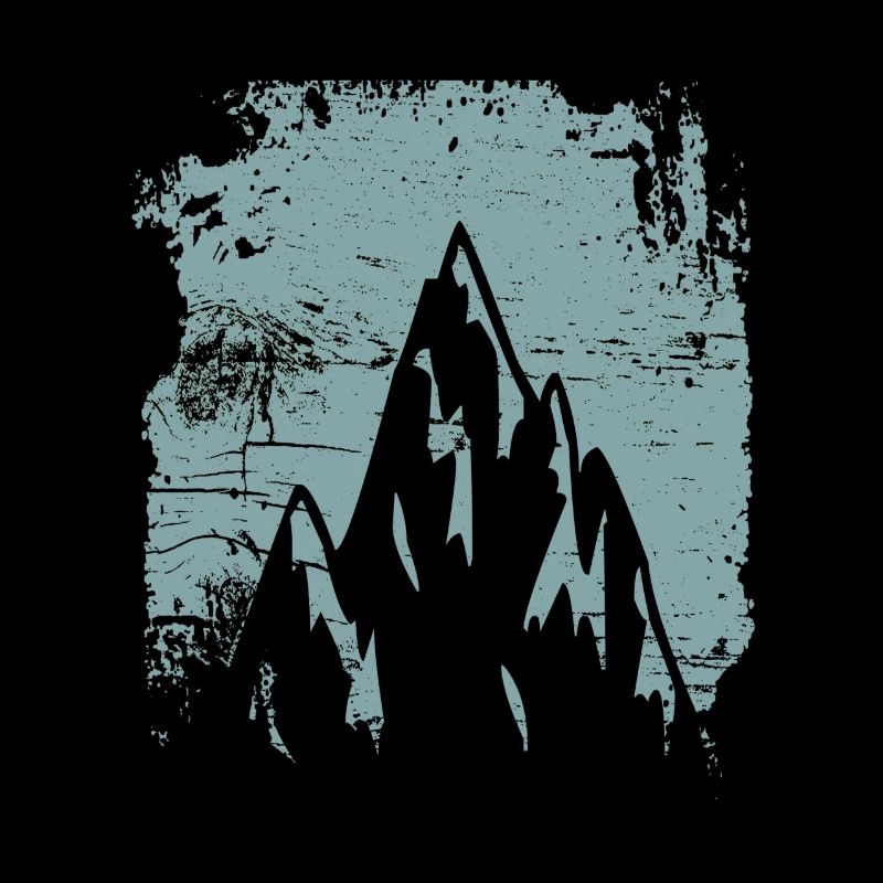 Mountains Retro Design