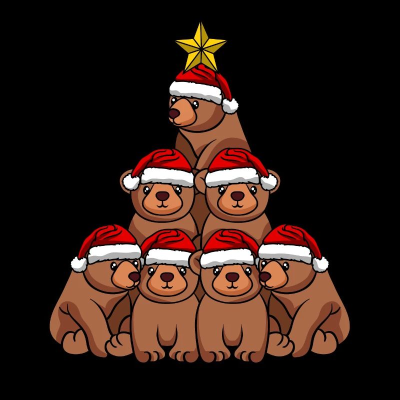 Bear Christmas Tree
