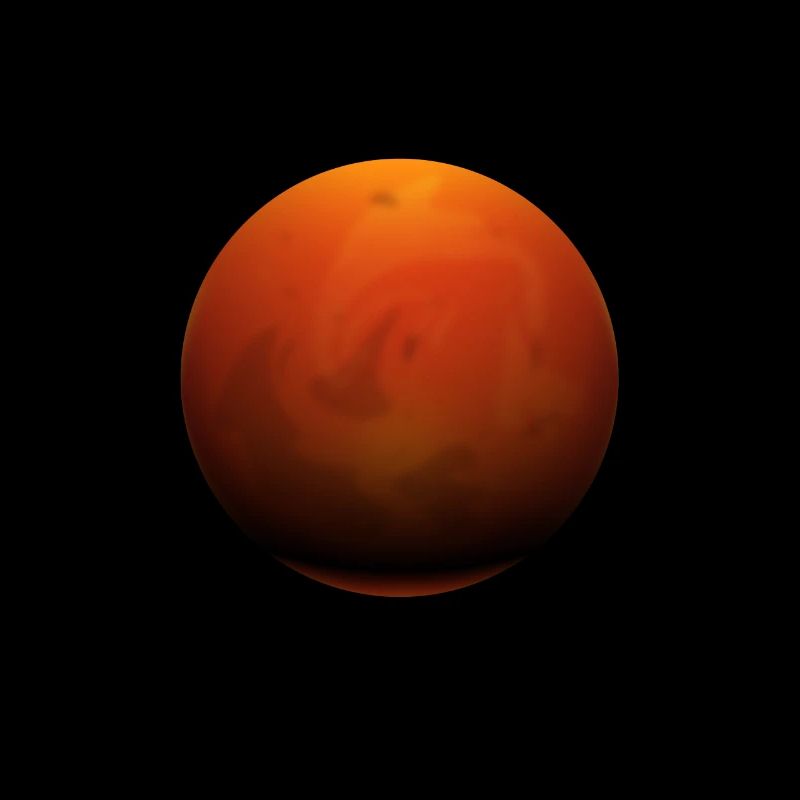 Mars Red Planet Space Astronaut Gift