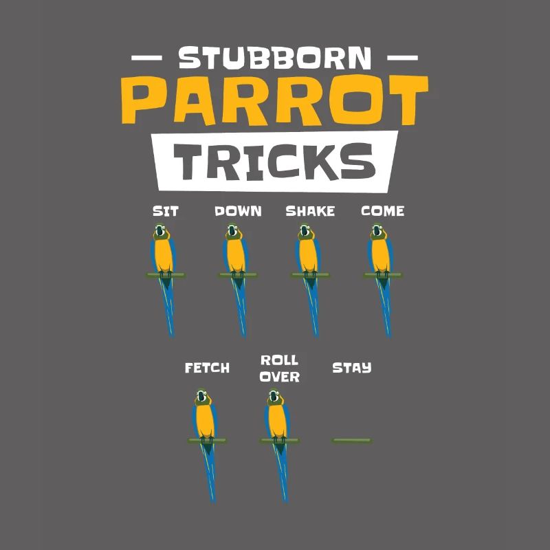 Ara Birdnerd Pet Tricks Perroquet persistant