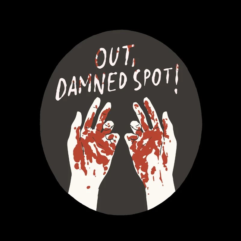Macbeth Quote "From Damned Spot" Design