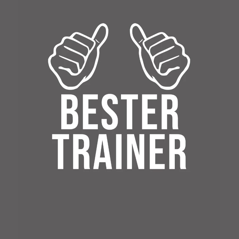 Bester Trainer Spruch Geschenk Shirt
