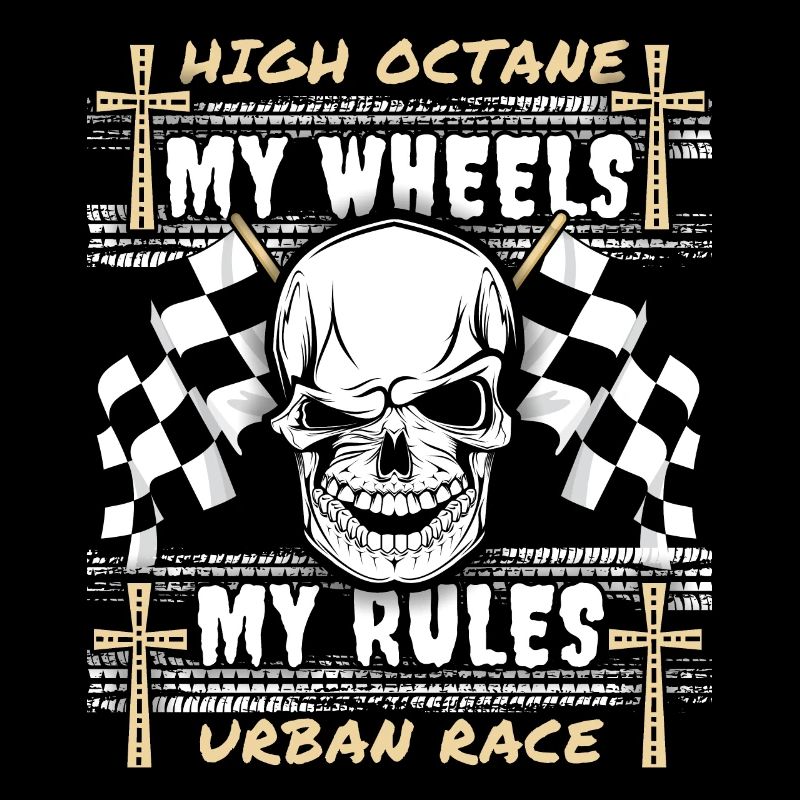 Crâne, Crâne, Course, Course automobile, Design de motard