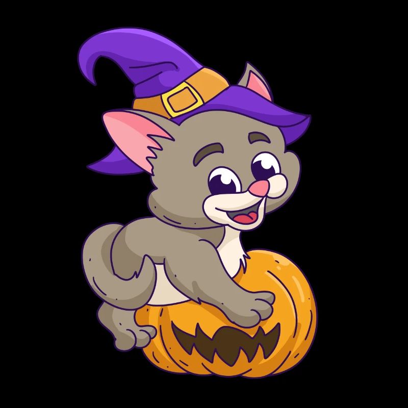 Pumpkin Halloween Witch