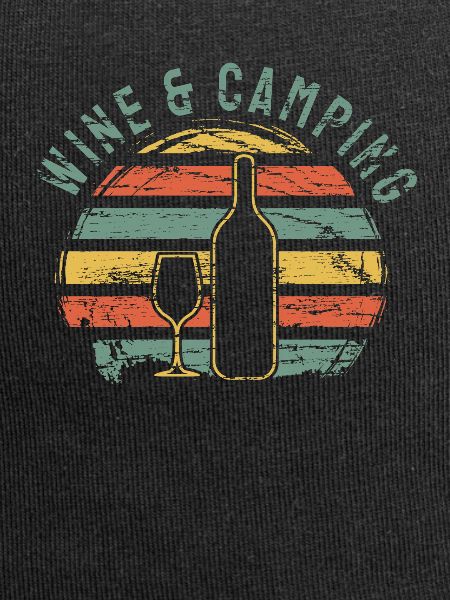 Camping Drinking Wine