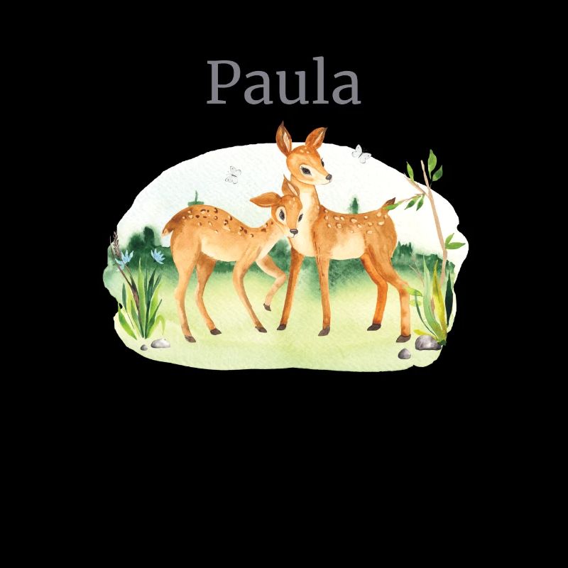 Fleurs de cerf d’animaux forestiers Nom Paula