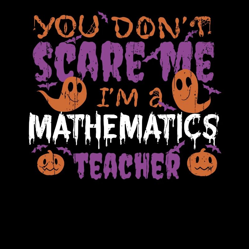 Ghost Pumpkin Professeur de mathématiques Halloween