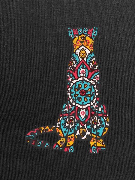 Mandala Cheetah Geometry Pattern