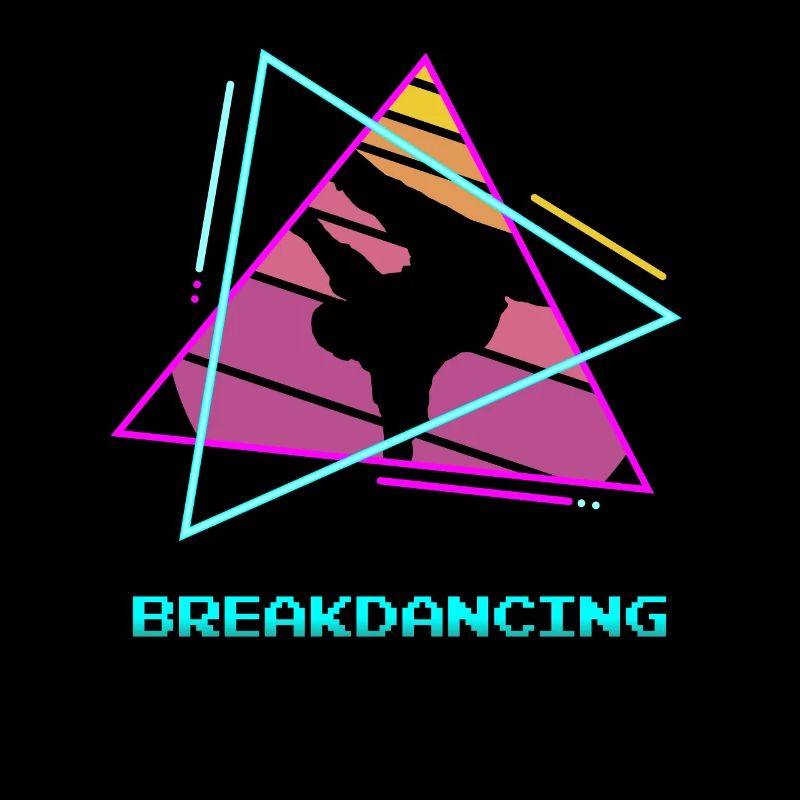 Retro Vintage Classic Breakdancing Breakdance Danc