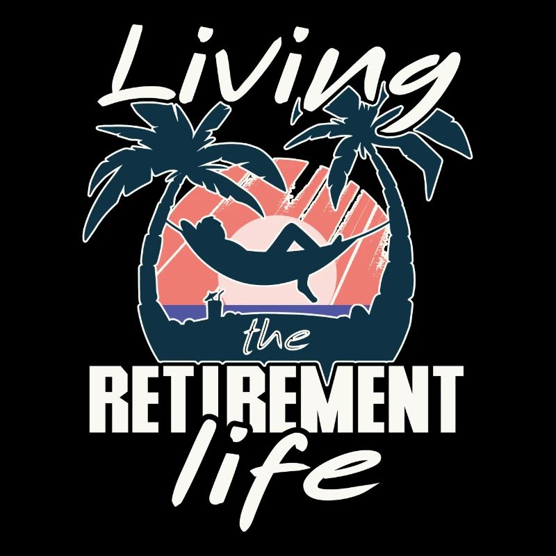 Vivre la vie de retraité, retraité dans un hamac