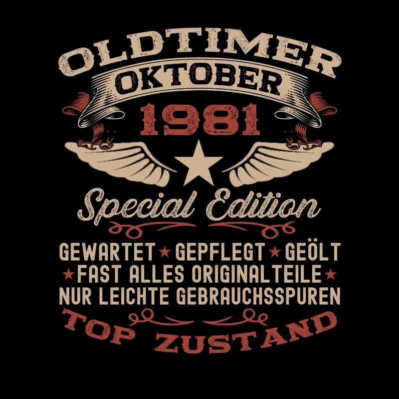 Oldtimer Oktober 1981 41. Geburtstag Geschenk