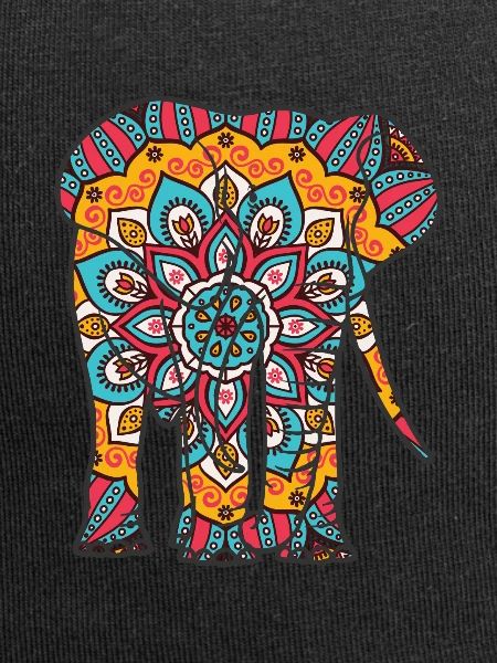 Mandala Elephant Geometric Pattern