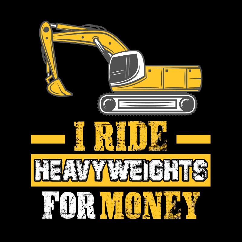 Construction Worker Excavator Job Crew Construction Site